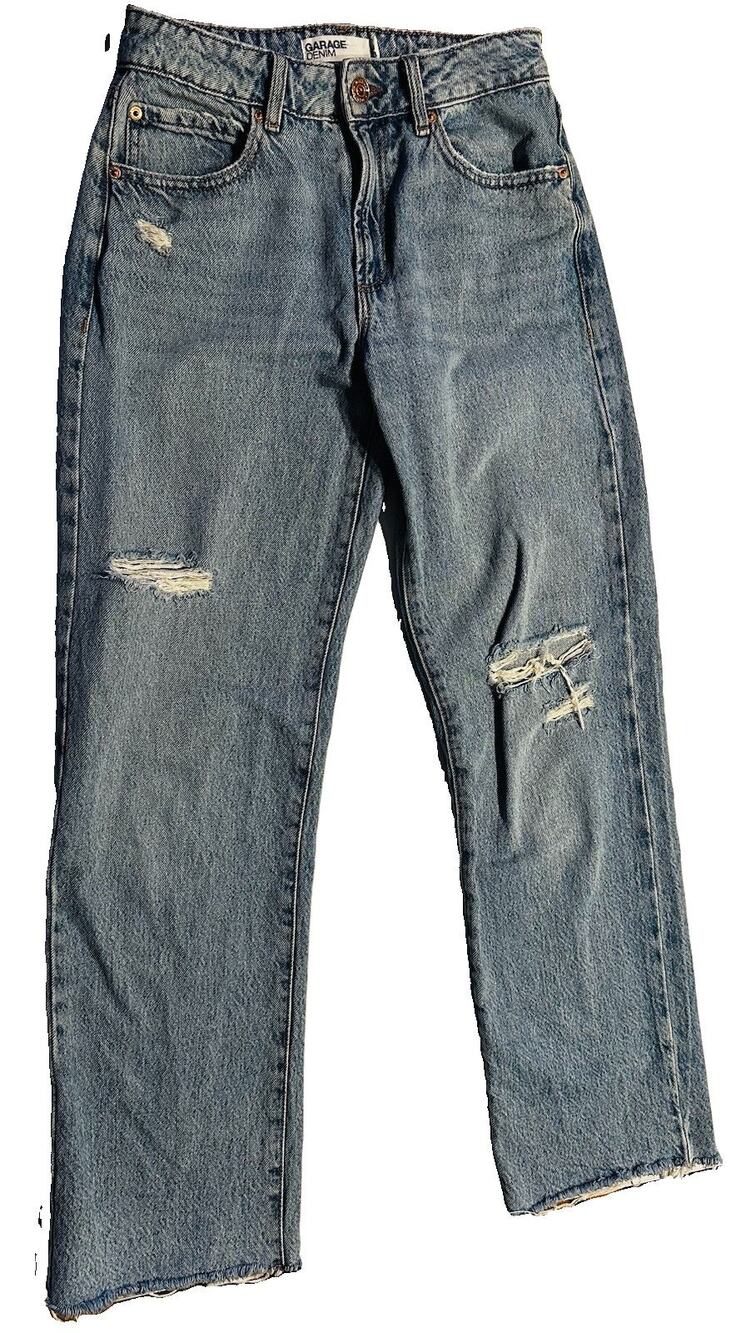 Garage Denim Decontracte Slouchy Jeans Womens Sz 23 Western Casual Designer Chic